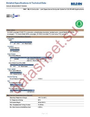 9841 060500 datasheet  